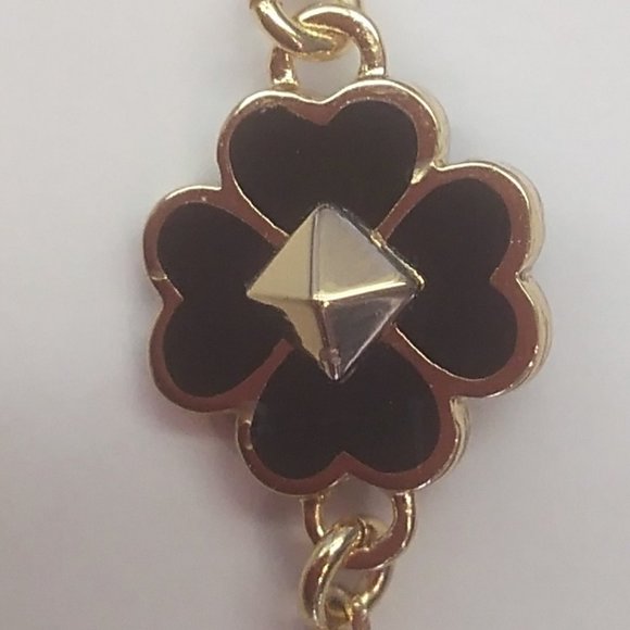 Kate Spade New Black Spade Scatter Necklace - Picture 2 of 3